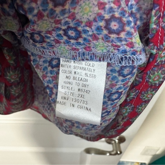 Flowy Boho Umgee Lightweight Tunic with Bishop Sleeves - Picture 7 of 7